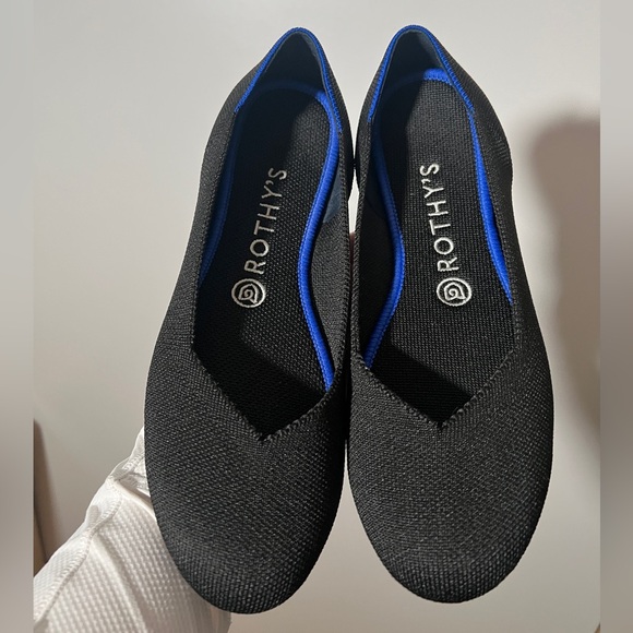 Rothy’s The Flat in Black Solid - Size 8 women’s - Picture 4 of 11